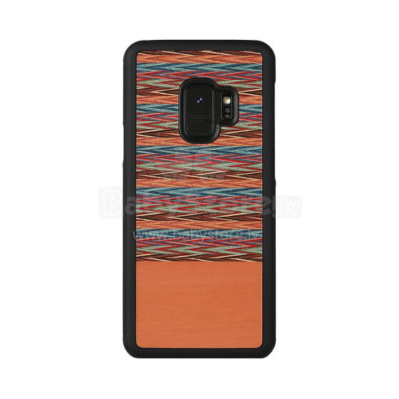 MAN&WOOD SmartPhone case Galaxy S9 browny check black