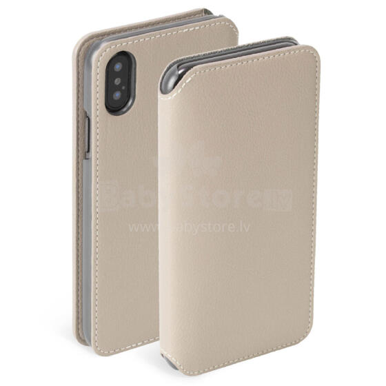 Krusell Pixbo 4 Card SlimWallet Apple iPhone XS Max beige