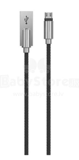 Devia Storm Series Zinc Alloy Android cable (5V 2.1A,1M) black