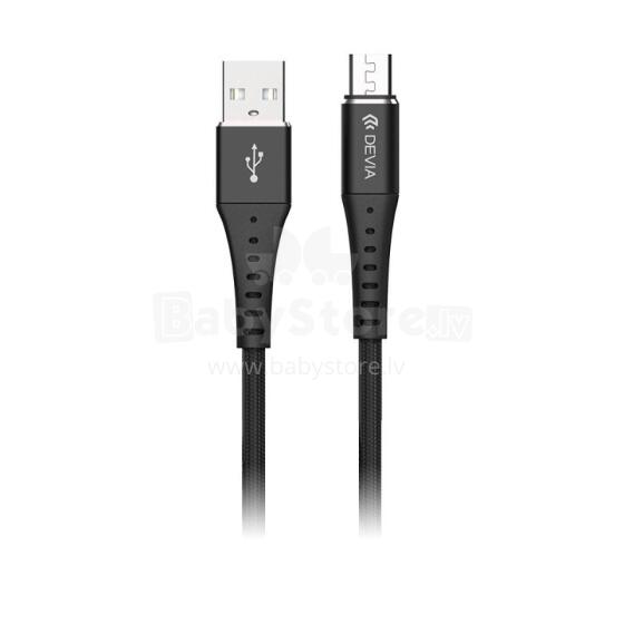 Devia Braid Series Cable (2.1A Android) 1M black