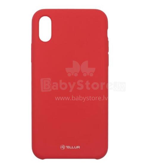 Tellur Cover Liquide Silicone for iPhone XS red