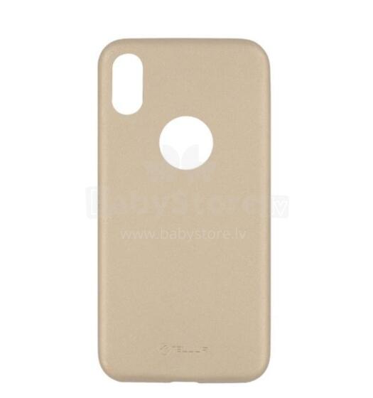 Tellur Cover Slim Synthetic Leather for iPhone X/XS gold