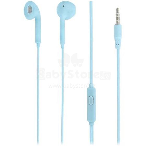 Tellur In-Ear Headset Fly, Noise Reduction Memory Foam Ear Plugs Blue