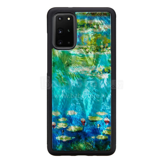 iKins case for Samsung Galaxy S20+ water lilies black