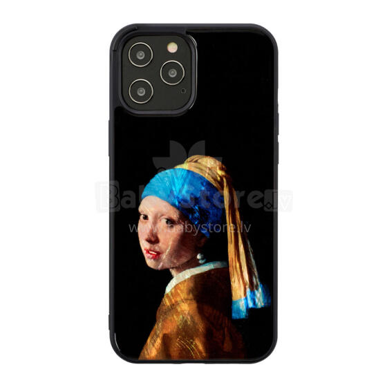 iKins case for Apple iPhone 12/12 Pro girl with a pearl earring