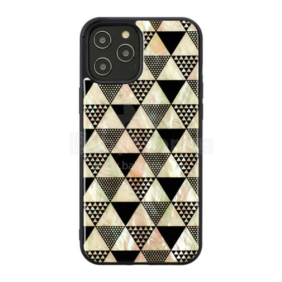 iKins case for Apple iPhone 12 Pro Max pyramid black