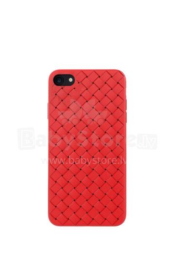 Devia Woven Pattern Design Soft Case iPhone SE2 red