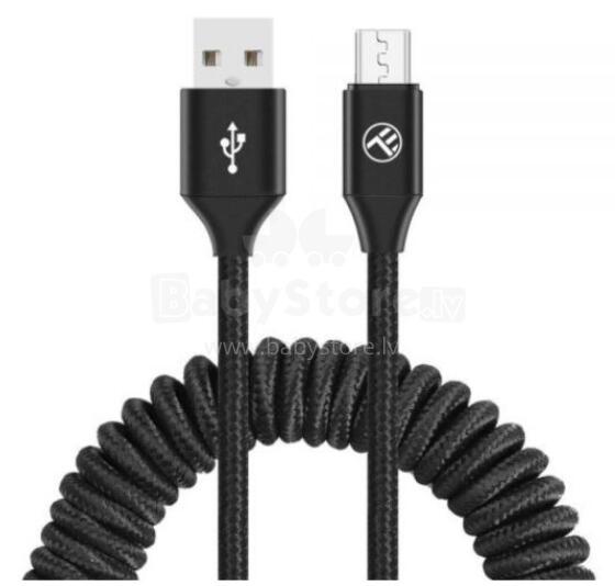 Tellur Data Cable Extendable USB to Micro USB 2A 1.8m Black