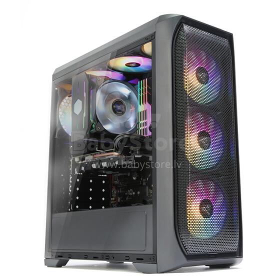 Zalman N5 MF ATX, RGB fan x4, Mesh