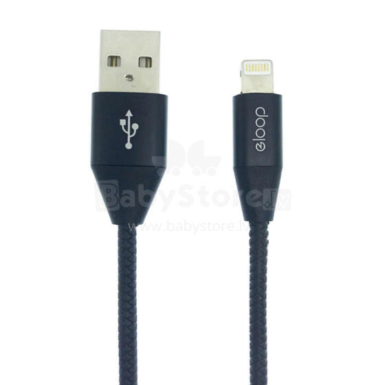 Orsen S31 Lightning Cable 2.1A 1.2m black