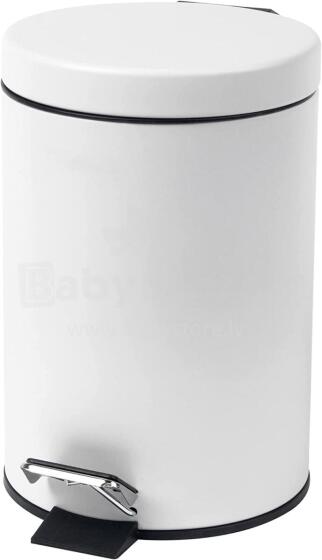 Beldray LA038098WHTAEU7 3 LITRE SOFT-CLOSE PEDAL BIN