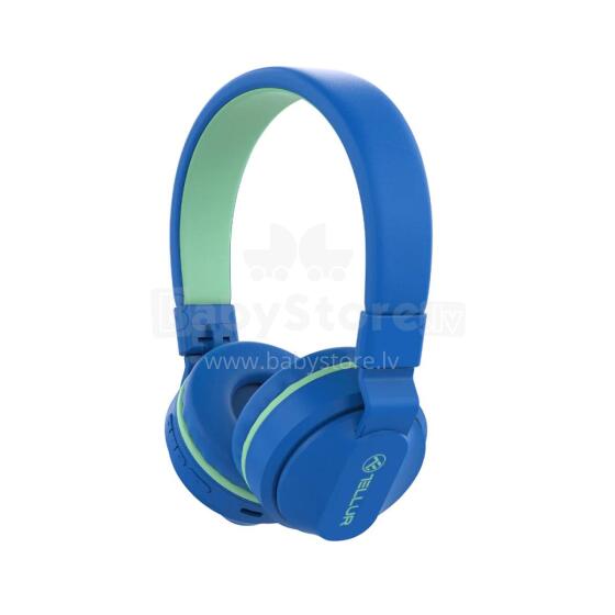 Tellur Buddy Bluetooth Over-Ear Headphones Blue