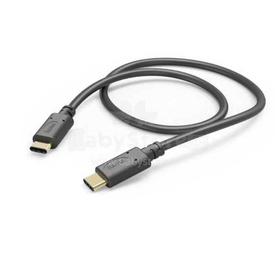 Hama 00201591 Charging Cable, USB-C - USB-C 1.5m black