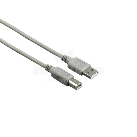 Hama 00029099 Cable USB 2.0 1.8m, Grey