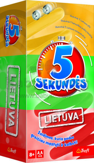 TREFL Galda spēle 5 sekundes Lietuva