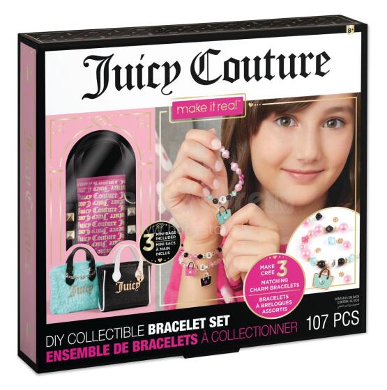 MAKE IT REAL Juicy Couture 3 käekoti ja käevõru suur komplekt