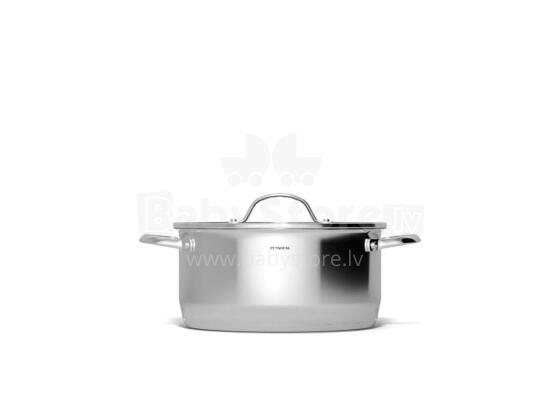 Pensofal 1615 Two-handle Saucepan With Glass Lid - New Era 24cm