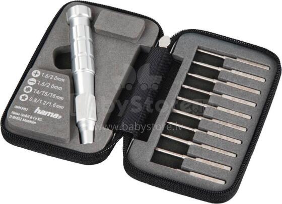 Hama 00053052 Universal Screwdriver Set 10in1