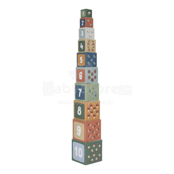 Little Dutch Stacking Blocks  Art.7339 Forest Friends Klucīšu komplekts