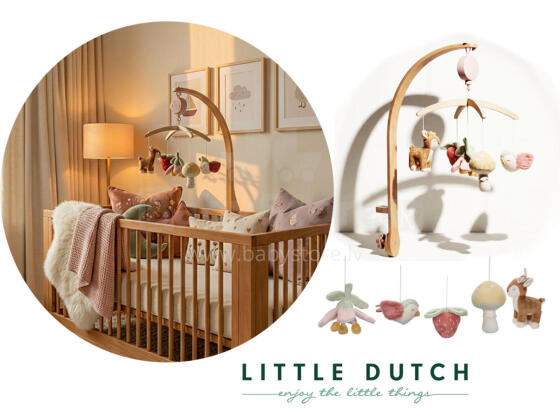 Little Dutch Wooden Music Mobile Fairy Garden FSC Art.9000