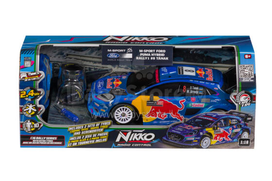 NIKKO M-Sport Ford Puma Hybrid 2023, #8 O.Tänak, skaala 1:16