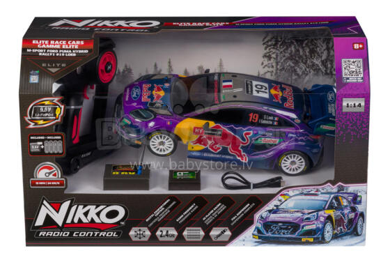 NIKKO R/C Automašīna M-Sport Ford Puma #19 Loeb, mērogs 1:14