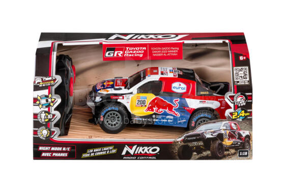 NIKKO Raadio teel juhitav Dakar Toyota Gazoo Racing - Al-Attiyah, skaala 1:18