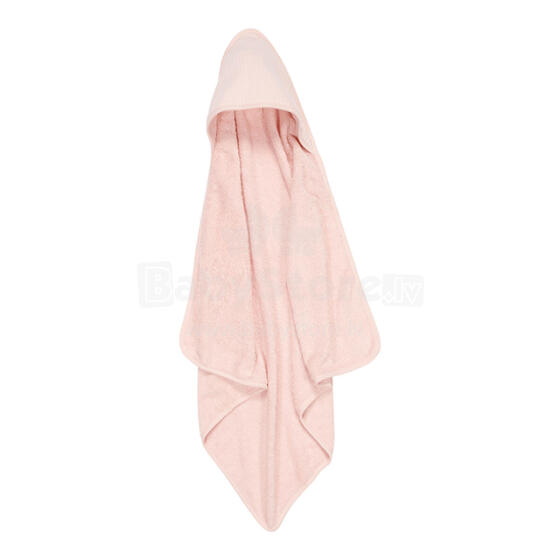 Little Dutch Hooded Towel  Art. TE50652005 Pure Soft Pink Baby käterätik rätikuga 75x75sm