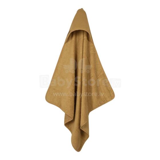 Little Dutch Hooded Towel  Art.TE50630180 Pure Ochre Baby käterätik rätikuga 75x75sm