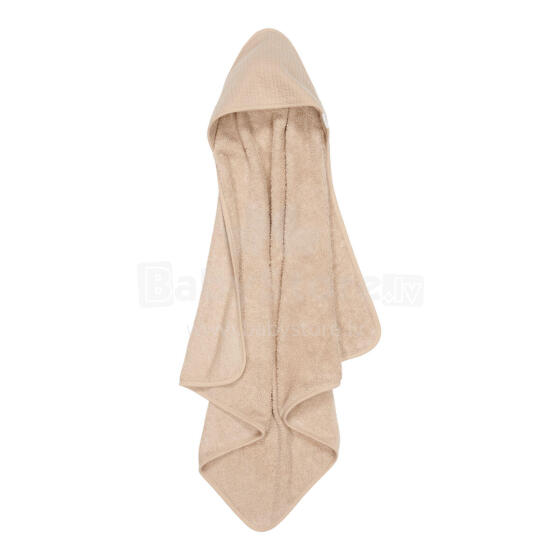 Little Dutch Hooded Towel  Art.TE50623021 Pure Beige Baby käterätik rätikuga 75x75sm