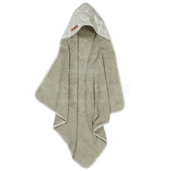 Little Dutch Hooded Towel  Art.TE50621200 Little Goose  Vaikiškas rankšluostis su gobtuvu 75x75 cm