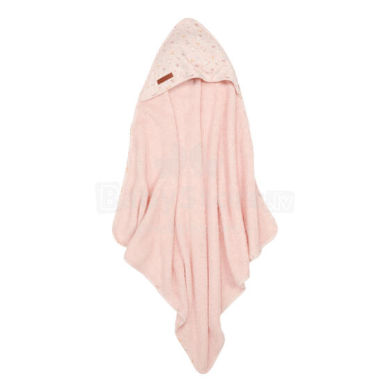 Little Dutch Hooded Towel  Art.TE50951550 Little Pink Flower  Vaikiškas rankšluostis su gobtuvu 100x100 cm