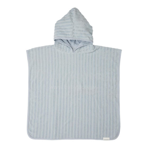 Little Dutch Bath Poncho Art.TE50851740 Terry Blue Rätik-ponso