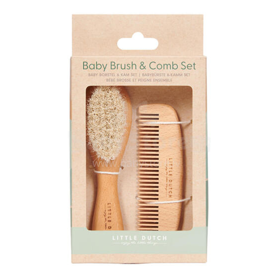 Little Dutch Baby Wooden Comb & Brush Set Art.AC10122001