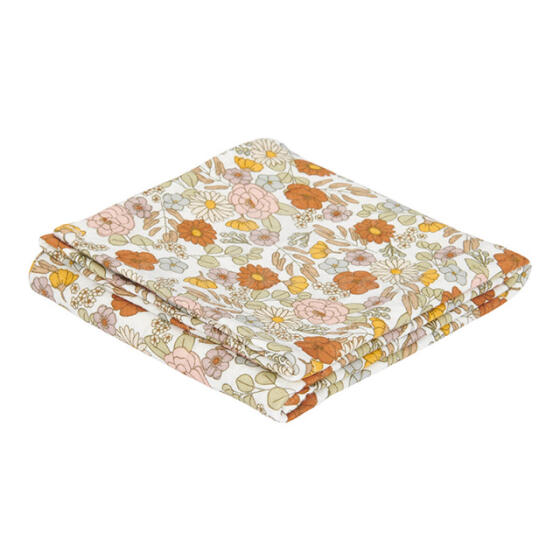 Little Dutch Muslin Swaddles Art.TE50402001 Vintage Flowers Kvaliteetne musliini mähe bambusest, 1 tk. (120x120 sm)