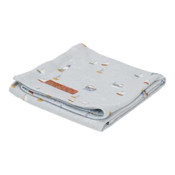 Little Dutch Muslin Swaddles Art.TE50421640 Sailor Bay Kvaliteetne musliini mähe bambusest, 1 tk. (120x120 sm)