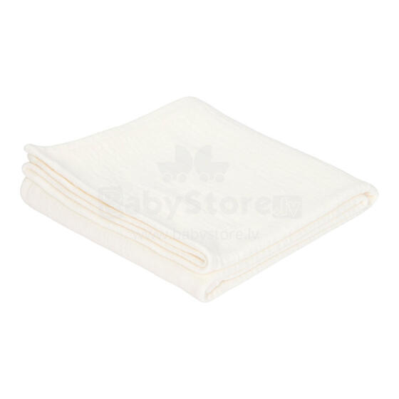 Little Dutch Muslin Swaddles Art.TE50492003 Pure Soft White Kvaliteetne musliini mähe bambusest, 1 tk. (120x120 sm)