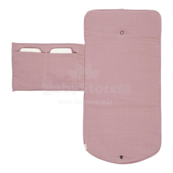 Little Dutch Changing Pad Art.TE40272007 Pure Mauve Mīksts matracis autiņu mainīšanai