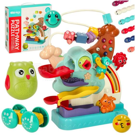 Ikonka Art.KX3594 Educational multifunctional interactive toy 5in1