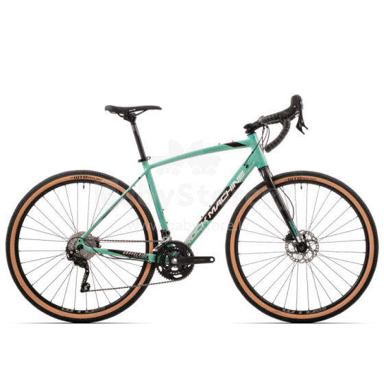 Gravel-ratas Rock Machine Gravelride 500 (III) roheline/must (Ratta suurus: 29, Raami suurus: XL)