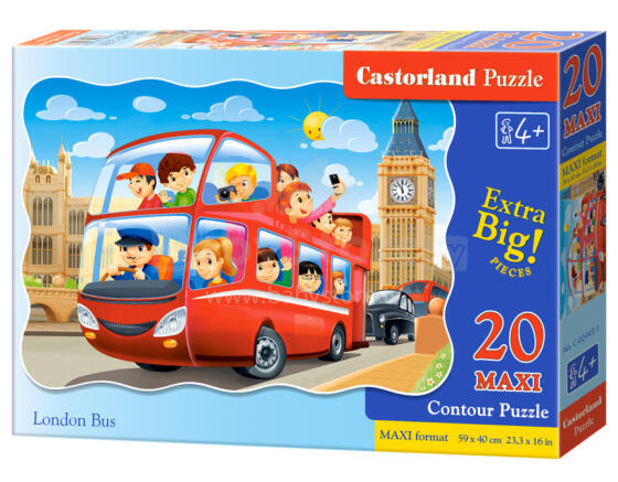 PUZZLE LONDYŃSKI AUTOBUS 20 MAXI