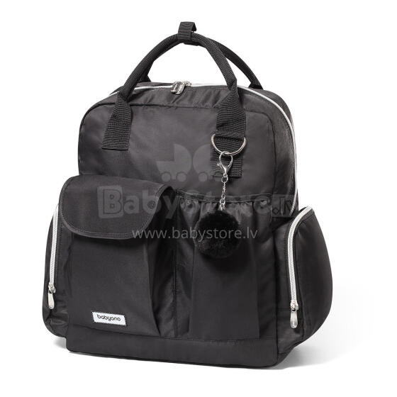 BabyOno backpack for mother / POM POM pram/stroller 1448