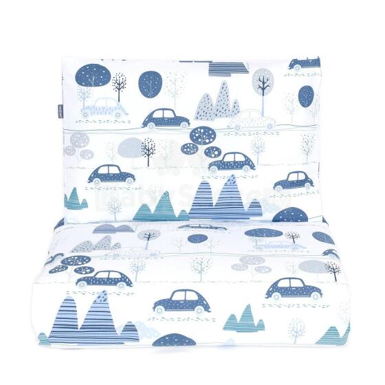 2pcs bedding set (A) cars, blue