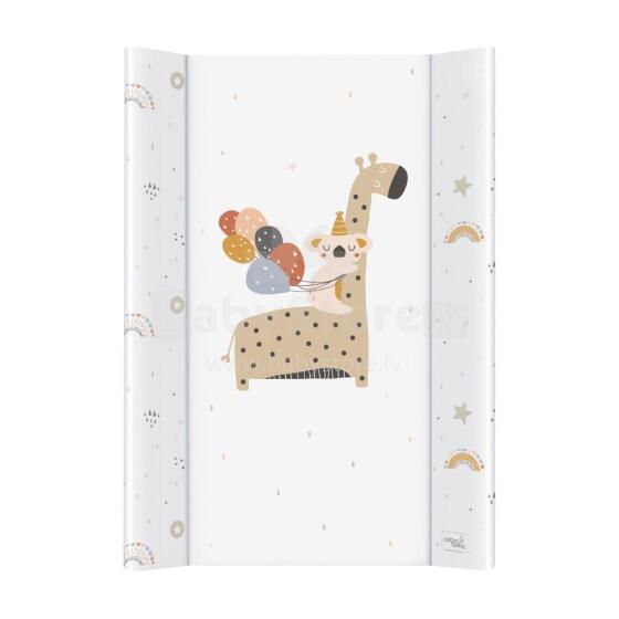 Hard changing mat short 50x70 Giraffe