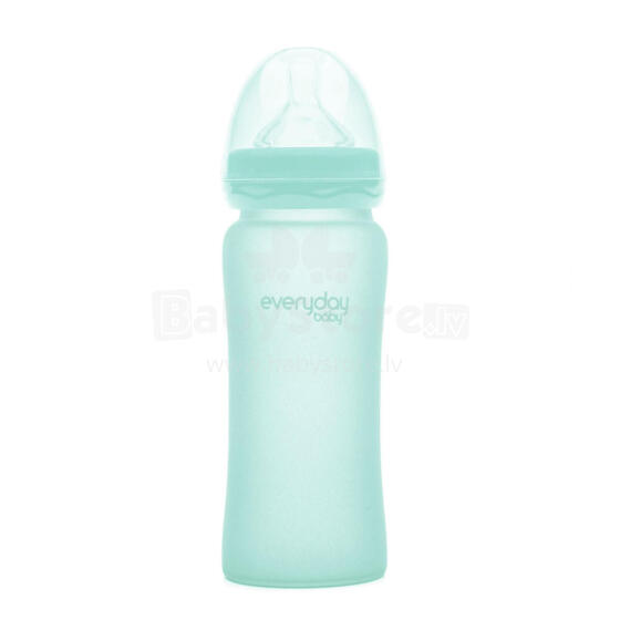 EVERYDAY BABY stiklinis buteliukas 300ml 6m+ Mint Green 10247