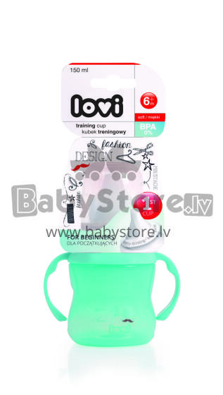 LOVI training cup 150 ml Retro mint 35/301