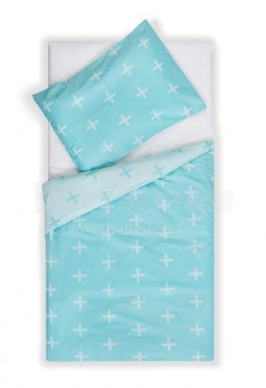 JOLLEIN bedding set 2 parts Plus Jade 100x140,40x60 cm