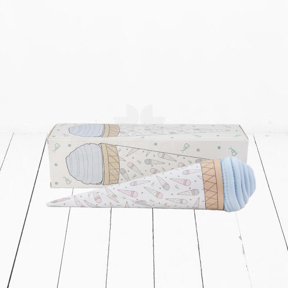 BABYBLOOM Icecream Bib Blue