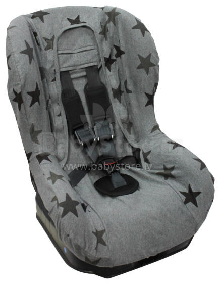 DOOKY pārvalks autokrēslīņam Grey Stars 1426826