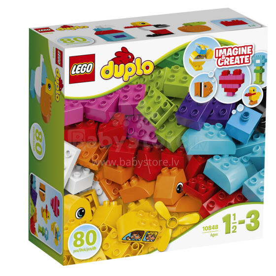 10848 LEGO® DUPLO® Creative Play Mano pirmosios kaladėlės